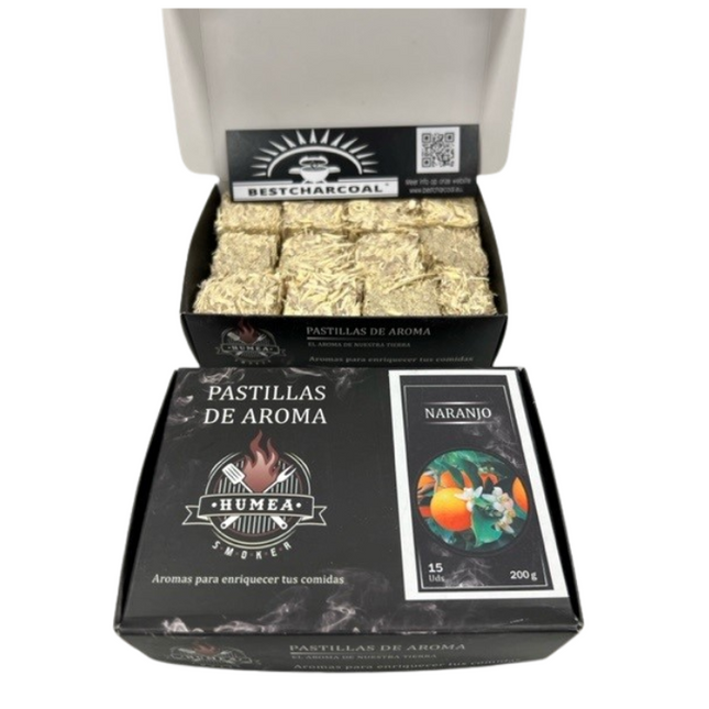 Best Charcoal Bestcharcoal Pastillas De Aroma, Naranjo 200 gram