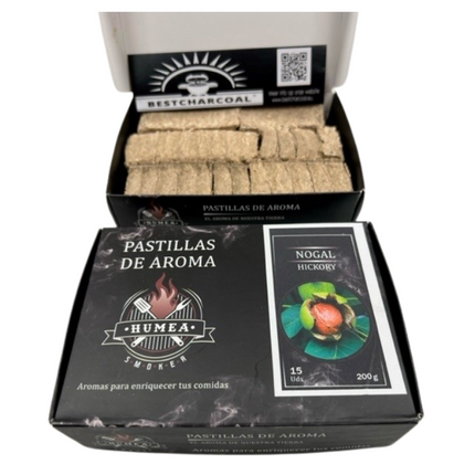 Best Charcoal Bestcharcoal Pastillas De Aroma, Nogal Hickory 200 gram