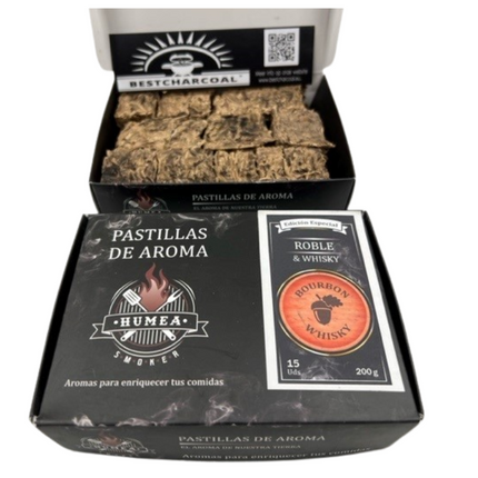 Best Charcoal Bestcharcoal Pastillas De Aroma, Roble & Whisky 200 gram
