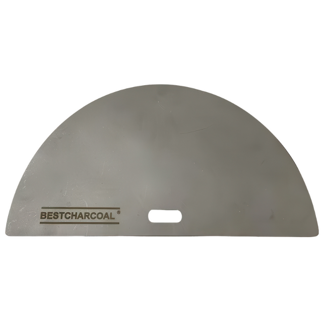 Best Charcoal Bestcharcoal RVS Griddle Halfmoon Compact