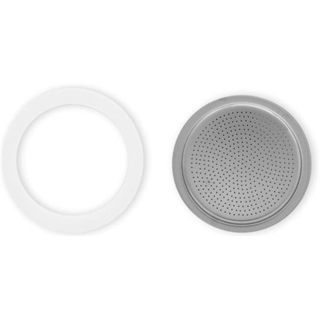 Bialetti Bialetti Filter & Siliconen Ring Brikka 2 & Moka Inductie 4 Cup