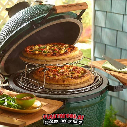 Big Green Egg Big Green Egg Cast Iron Half Grid Medium TBV EGGspander Kit