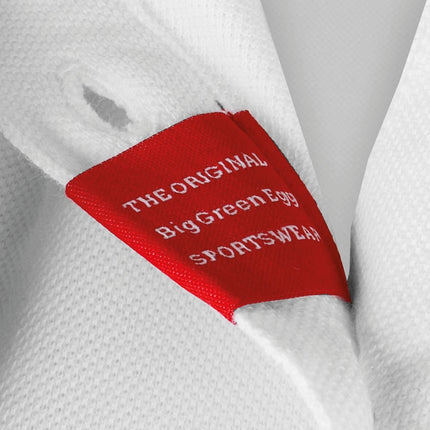 Big Green Egg Big Green Egg Golf Poloshirt Wit