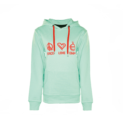 Big Green Egg Big Green Egg Hoodie Dames Mint Green