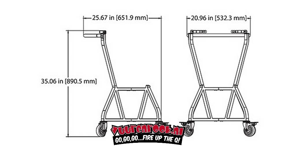 Big Green Egg Big Green Egg IntEGGrated Nest+Handler Large