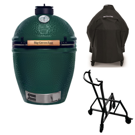 Big Green Egg Big Green Egg Large + Integgrated Nest + Handler + Cover