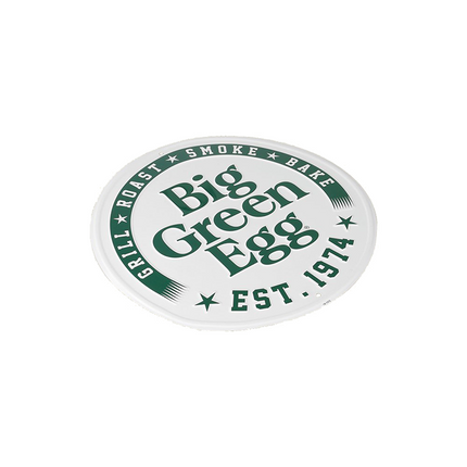 Big Green Egg Big Green Egg Rond Tekstbord Wit EST. 1974