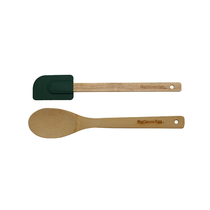 Big Green Egg Big Green Egg Spatelmat met Houten Lepel & Pannenlikker