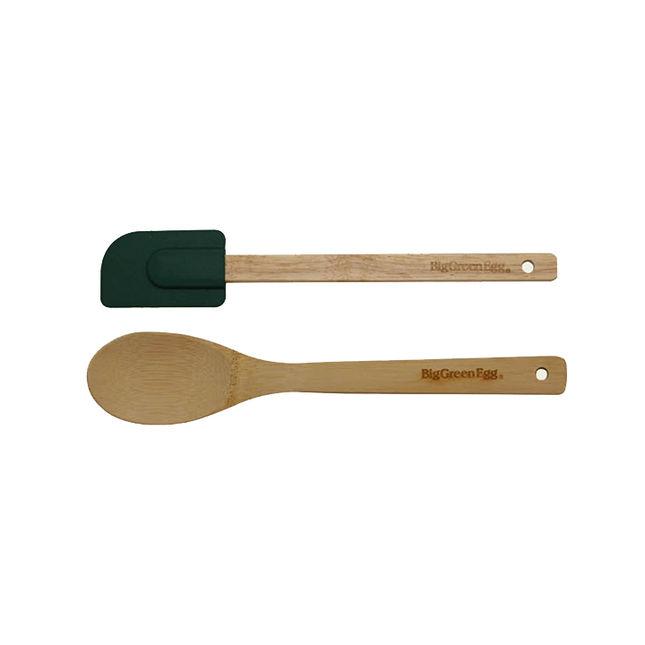 Big Green Egg Big Green Egg Spatelmat met Houten Lepel & Pannenlikker
