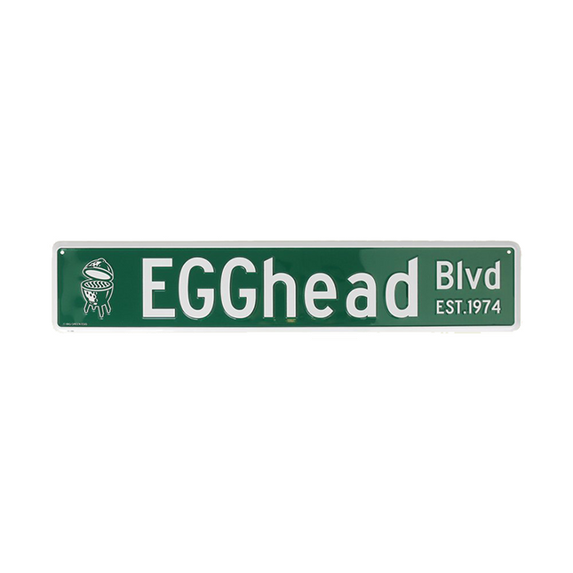 Big Green Egg Big Green Egg Straatnaambord Egghead BLVD