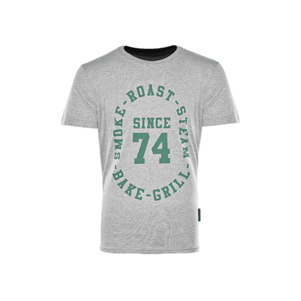 Big Green Egg Big Green Egg T-Shirt Since 74' Licht Grijs