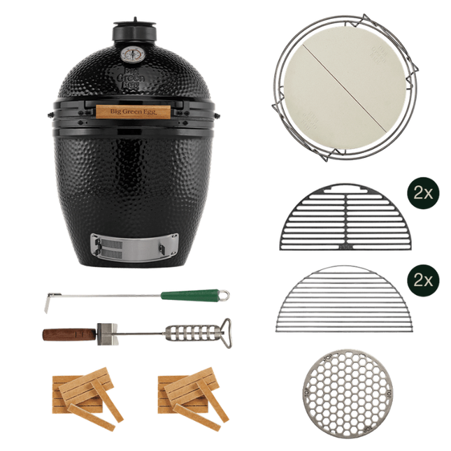 Big Green Egg Big Green Egg The Onyx Large Essential Start Collection