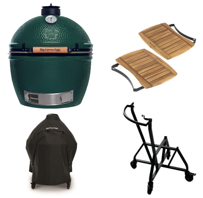 Big Green Egg Big Green Egg XLarge + Integgrated Nest + Handler + Mates  + Cover