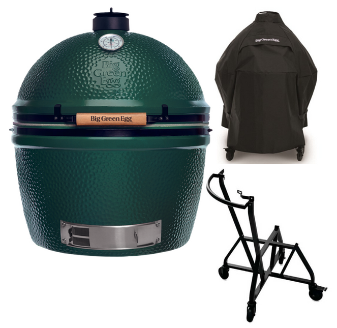 Big Green Egg Big Green Egg XXLarge + Integgrated Nest + Handler + Cover