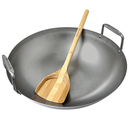 Big Green Egg Second Chance: Big Green Egg Carbon Steel Grill Wok XLarge/Large
