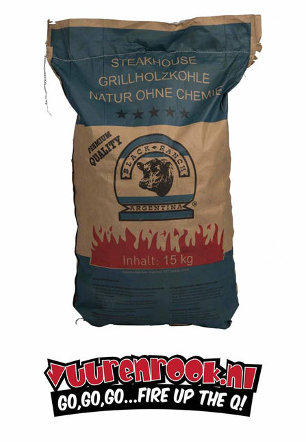 Black Ranch Black Ranch Rode Quebracho (Argentinië) Houtskool 10 kg