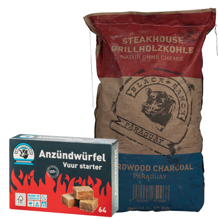 Black Ranch White Quebracho Paraguay Charcoal 15 kg – Vuur Rook