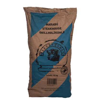 Black Ranch Transport Damage: Black Ranch Marabu Houtskool 15 kg