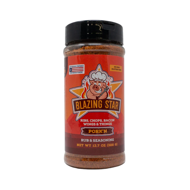 Blazing Star Blazing Star Pork’n Rub 388 gram