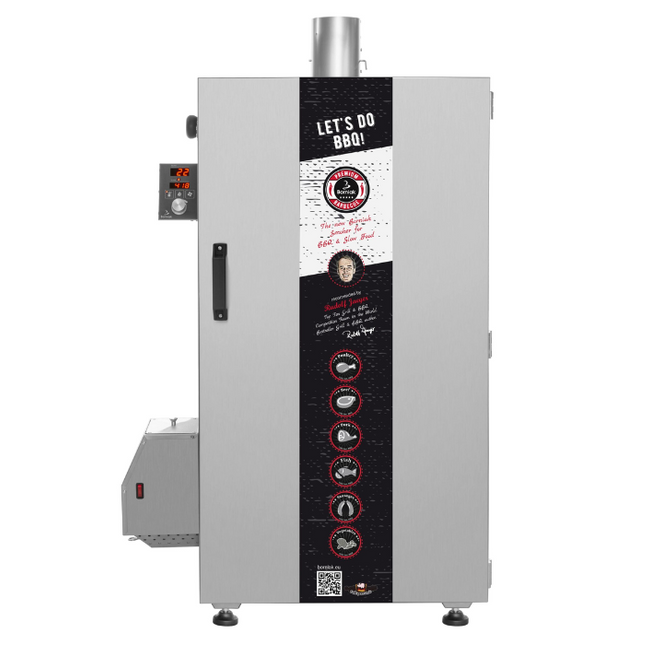 Borniak Borniak Digitale Rookoven met Timer RVS BBDST-150