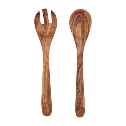 Bowls and Dishes Olijfhouten Slacouvert 3-tand 30 cm