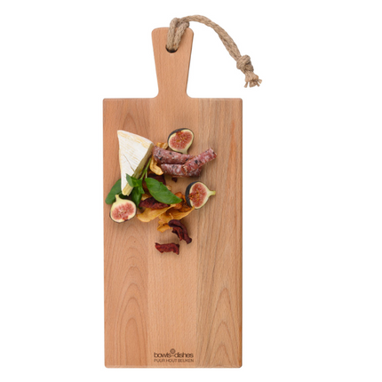 Bowls and Dishes Puur Hout Beuken Serveerplank 49 x 20 x 2 cm
