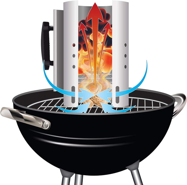 Bruzzzler Bruzzzler Stalen Brikettenstarter 4 kilo