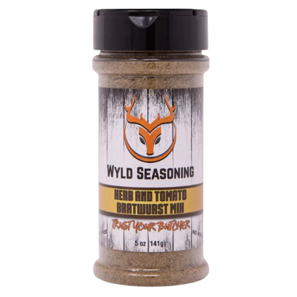 Butcher BBQ Butcher BBQ Wyld Seasoning Herb and Tomato Bratwurst 5oz