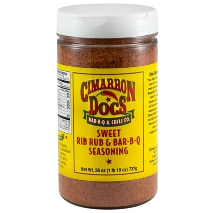Cimarron Doc's Cimarron Doc's Sweet Rib Rub Seasoning & Bar-B-Q Seasoning 26oz