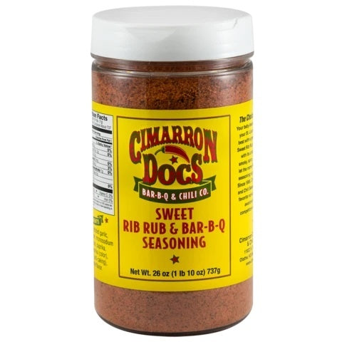 Cimarron Doc's Cimarron Doc's Sweet Rib Rub Seasoning & Bar-B-Q Seasoning 26oz