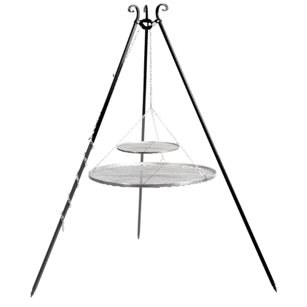 Cookking Cookking Driepoot met Dubbel RVS Rooster 180 cm