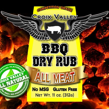 Croix Valley Croix Valley All Meat BBQ Dry Rub 11 oz