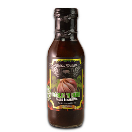 Croix Valley Croix Valley Garlic 'n Herb Sauce & Marinade 12 oz