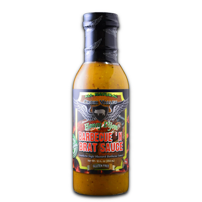 Croix Valley Croix Valley Honey Dijon Barbecue 'n Brat Sauce 12 oz