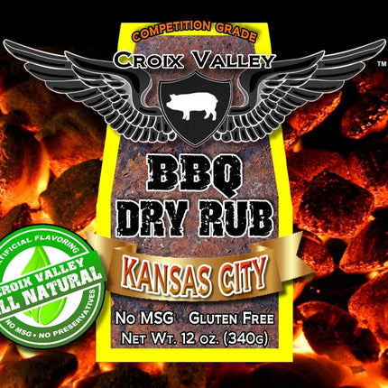 Croix Valley Croix Valley Kansas City BBQ Dry Rub 12 oz