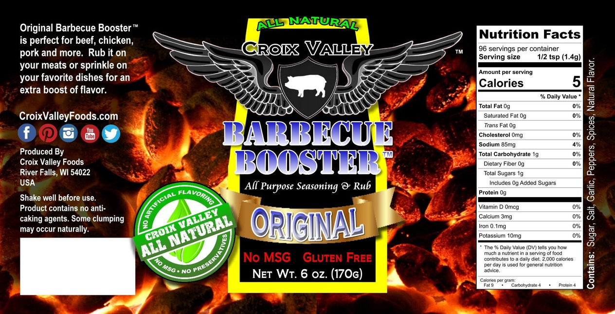 Croix Valley Last Chance: Croix Valley Original Barbecue Booster 6 oz