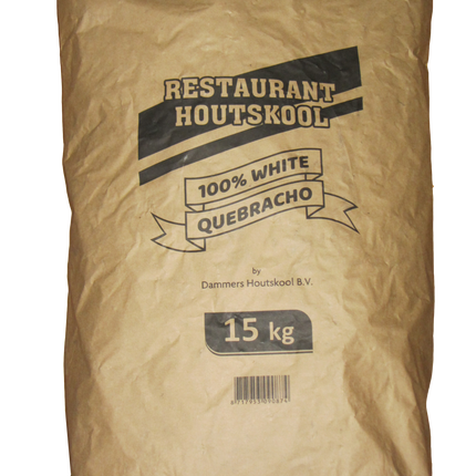Dammers Dammers Restaurant Houtskool 100% White Quebracho 15 kg