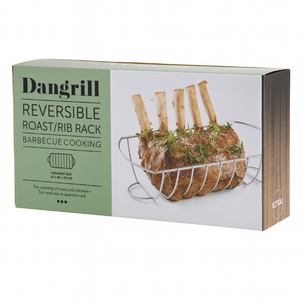 Dangrill Dangrill RVS Reversible Roast/Rib Rack