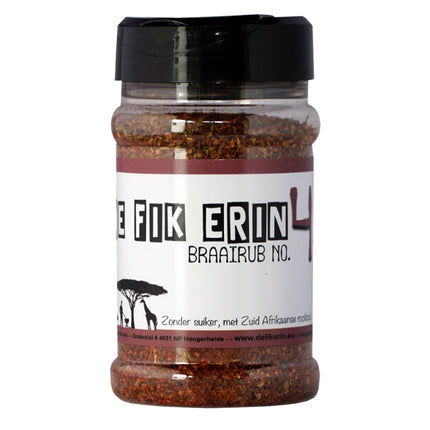 De Fik Erin De Fik Erin Braai Rub No.4 150 Gram