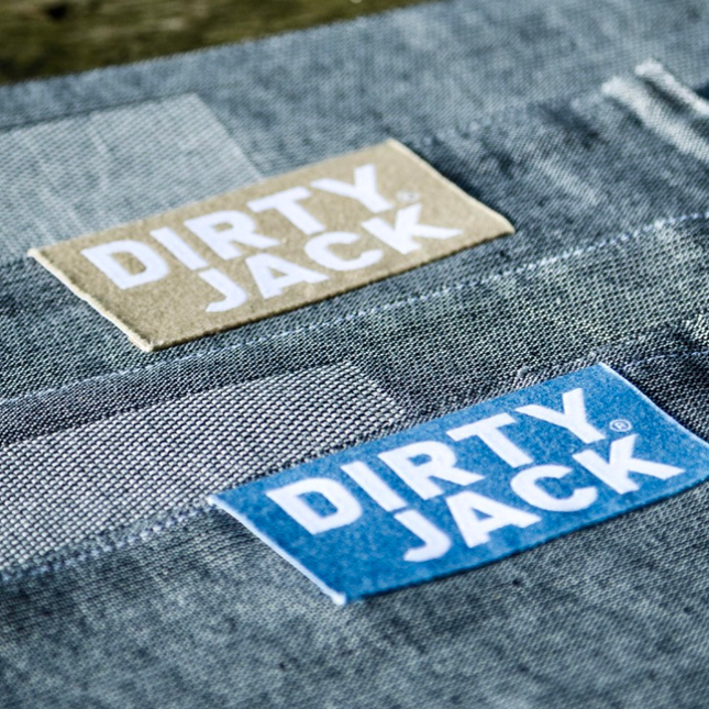 Dirty Jack Dirty Jack Kookdoek Charcoal Desert Sand Label