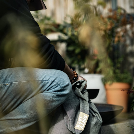 Dirty Jack Dirty Jack Kookdoek Charcoal Desert Sand Label