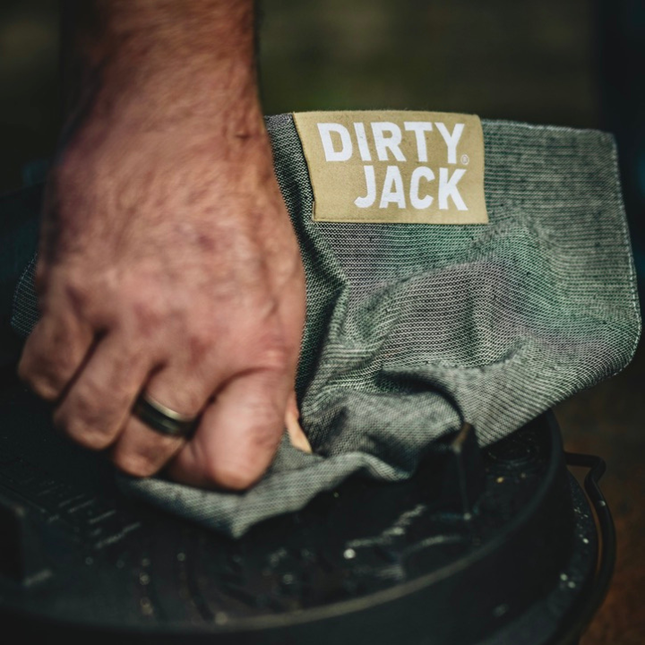 Dirty Jack Dirty Jack Kookdoek Charcoal Desert Sand Label