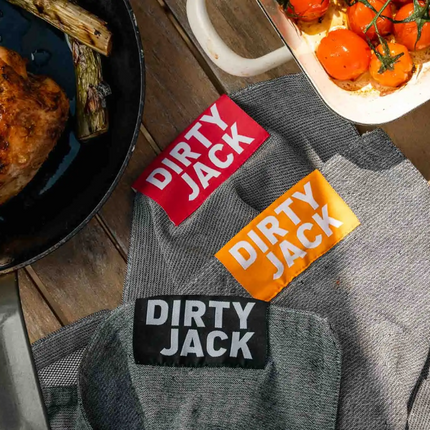 Dirty Jack Dirty Jack Kookdoek Charcoal Orange Label