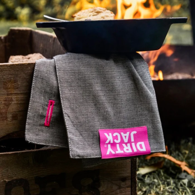 Dirty Jack Dirty Jack Kookdoek Charcoal Roze Label