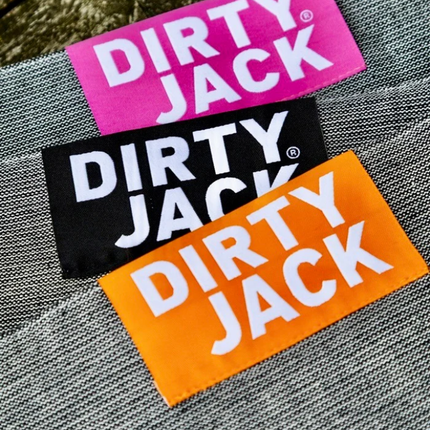 Dirty Jack Dirty Jack Kookdoek Charcoal Roze Label