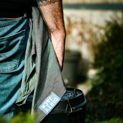 Dirty Jack Dirty Jack Kookdoek Charcoal Steel Blue Label