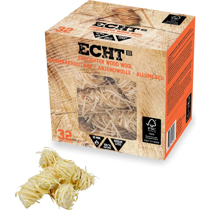 ECHT ECHT Aanmaak Wokkels 32 stuks