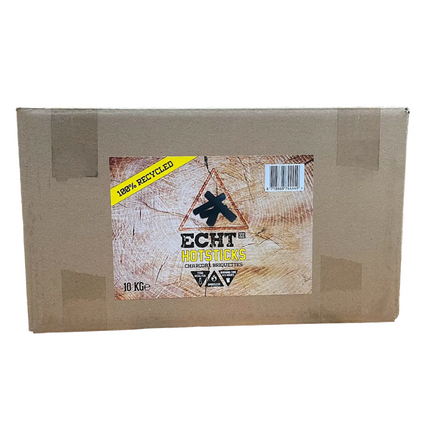 ECHT ECHT Hotsticks Houtskoolbriketten Tubes 10 kg