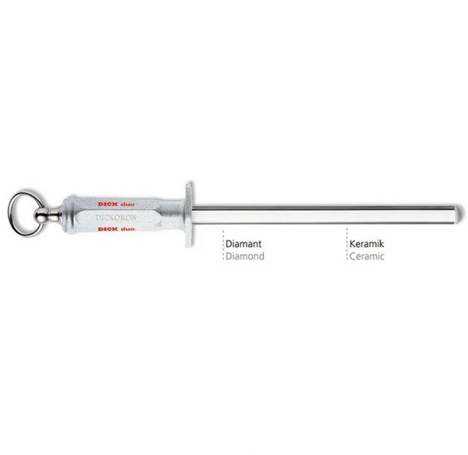F-Dick F-Dick Dickoron Duo Diamant & Keramiek Wetstaal Ovaal 25 cm