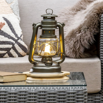 Feuerhand Original Feuerhand Stormlantaarn Brons LED